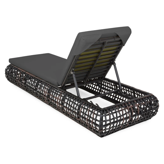 Gackle Reclining Sun Lounger and Table