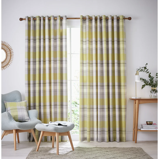 Nora Lined Eyelet Room Darkening Curtains
