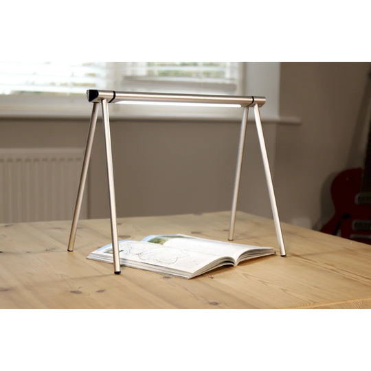 Kunz High Vision Silver Battery Powered Collapsible Outdoor Work Light