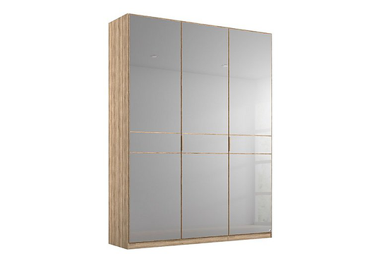 Rauch - Lando Hinged Mirror Wardrobe - 150-cm - Brown