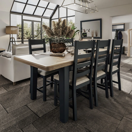 Butterfly Leaf Solid Oak Dining Set
