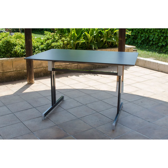 Hosford Folding Metal Dining Table