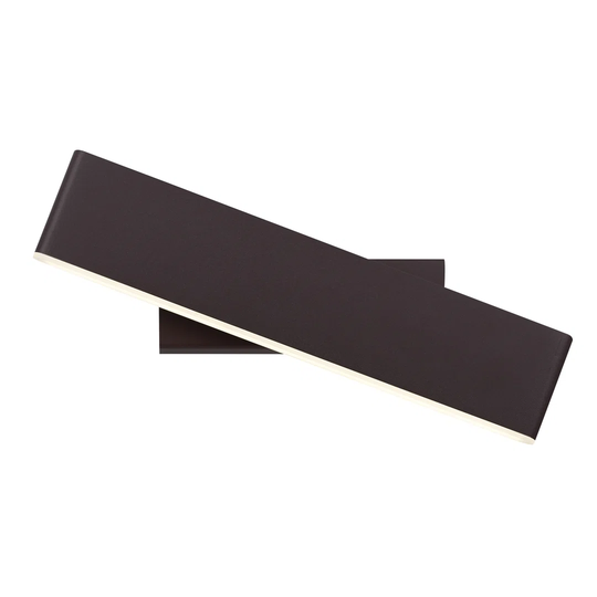Vaucluse 1 - Light LED Brown Flush Mounted Sconce