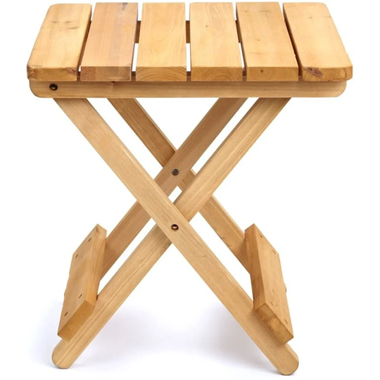 Emellia Folding Wooden Side Table