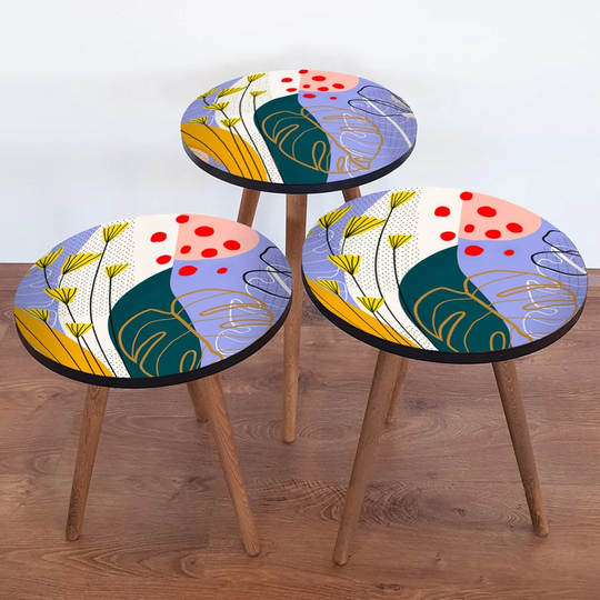 Alvey 3 Piece Nest of Tables