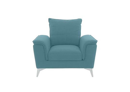 Monaco Fabric Chair - Blue