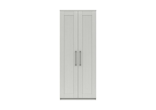 London Bedrooms - Fenchurch 2 Door Tall Wardrobe - White