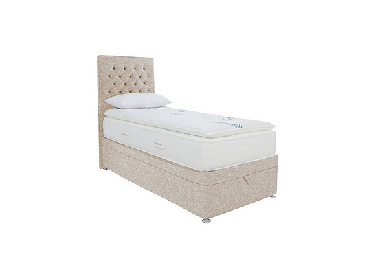 Sleepeezee - Geltouch Advanced 10000 End-Lift Ottoman Divan Set - Single - Cream