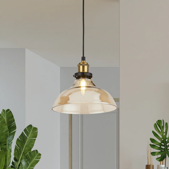 Crandallwood 1 - Light Single Cone Pendant
