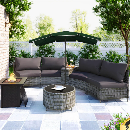 Aglaea 2m x 1.3m Rectangular Parasol