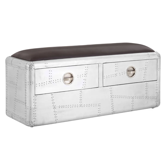 Marcellus Metal Storage Bedroom Bench