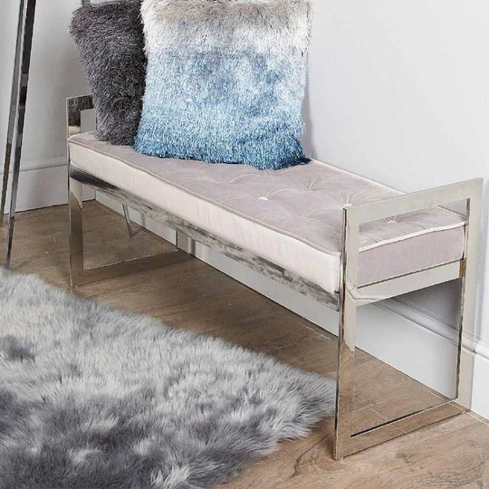 Upholstered Bedside Bench for Bedroom Living Room Furniture, End of Bed Bench