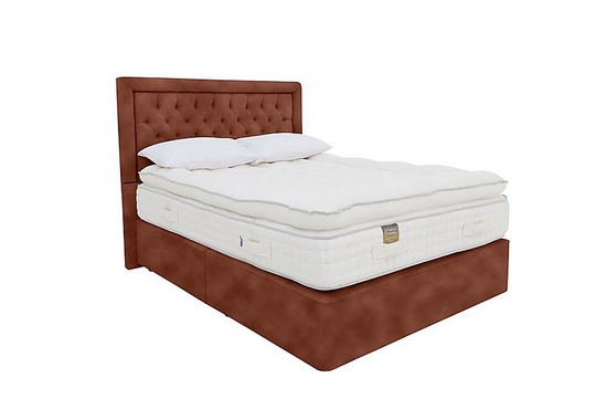 Harrison Spinks - Yorkshire 20,000 Pillow Top Divan Set - Double - Brown
