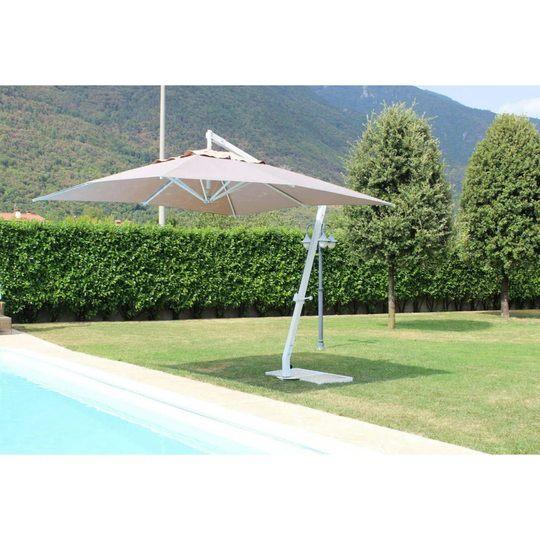 Anyston 3m x 4m Rectangular Wall Mounted Parasol