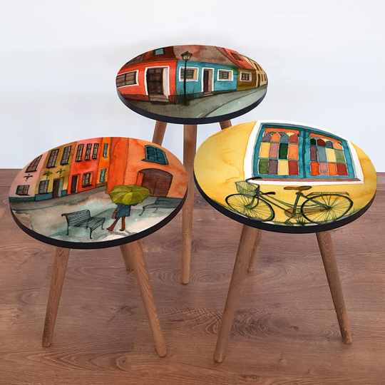 Reva 3 Piece Nest of Tables