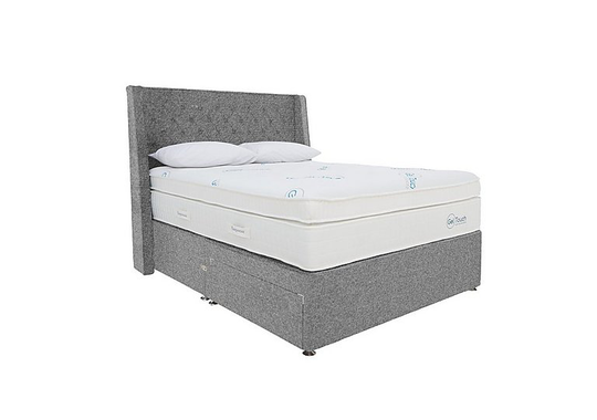 Sleepeezee - Geltouch Advanced 10000 Divan Set - Double - Grey