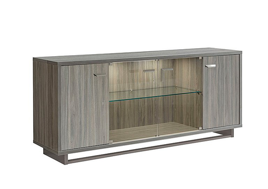 Venezia 4 Door Sideboard with 2 Glass Doors