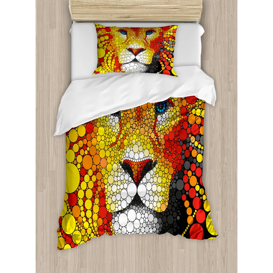Sierra Multicolour 100% Brushed Microfibre Duvet Cover Set