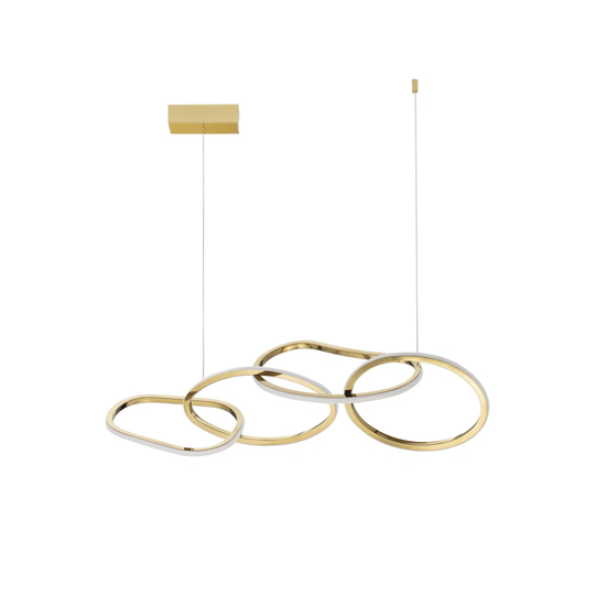 Abott 4 - Light Geometric Modern Linear LED Pendant