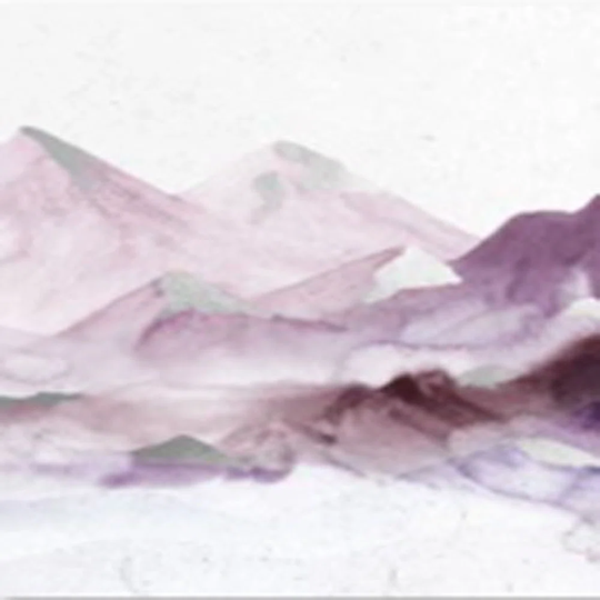 Mountains 2 - Wrapped Canvas Painting