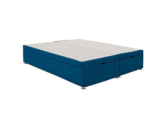 Sleep Story - End-lift Ottoman Divan Base - Super King - Blue