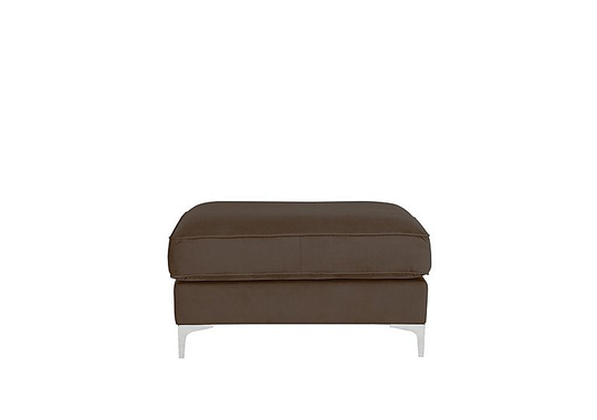 Legend Fabric Footstool - Brown
