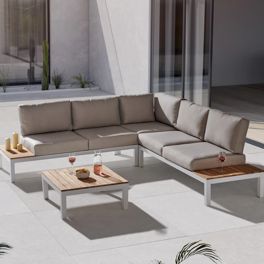 Metal 4 - Person Seating Group with Cushions