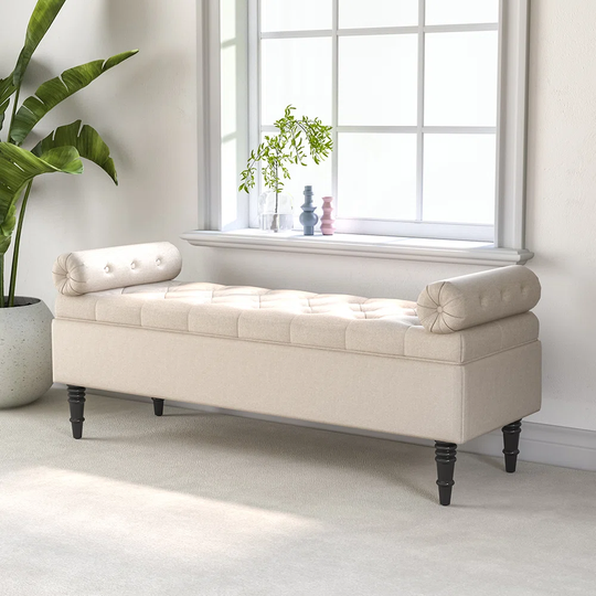 Ethelsville Upholstered Storage Bench