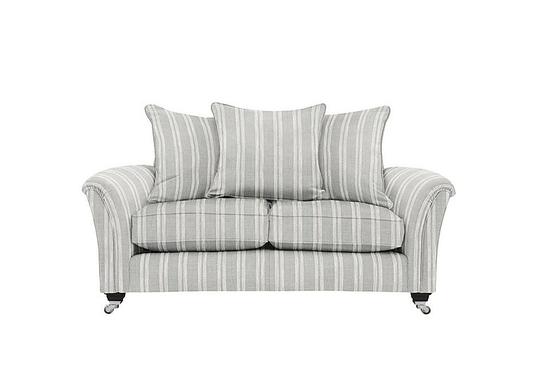 Parker Knoll - Parker Knoll Devonshire 2 Seater Pillow Back Fabric Sofa - Pattern
