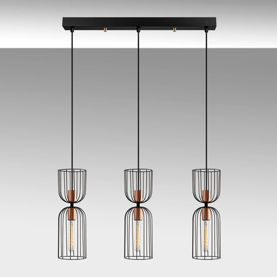 Chittenden 3 - Light Kitchen Island Drum Pendant
