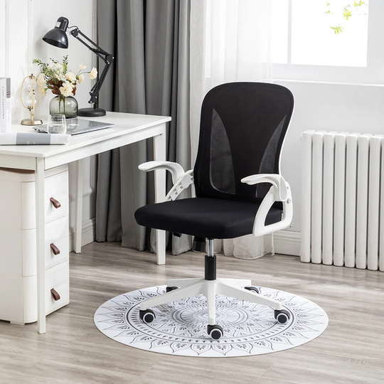 Inbox Zero Office Chair | Folding & Adjustable Height For Small Spaces | Swivel Desk Chairs For Home Work Or Gaming | Mesh Computer Chair With Back Su