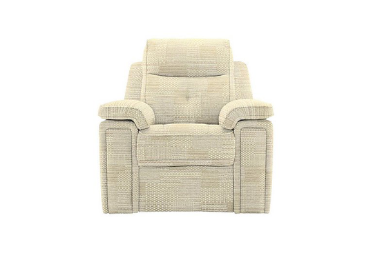 G Plan - Hannington Fabric Manual Recliner Armchair - Cream