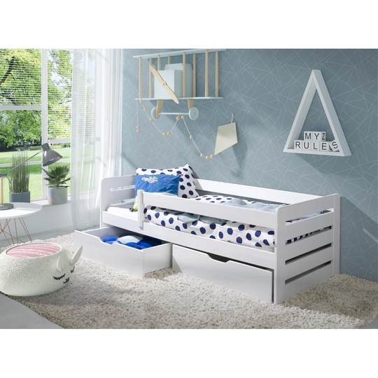 Naccarato Convertible Toddler Bed with Drawers